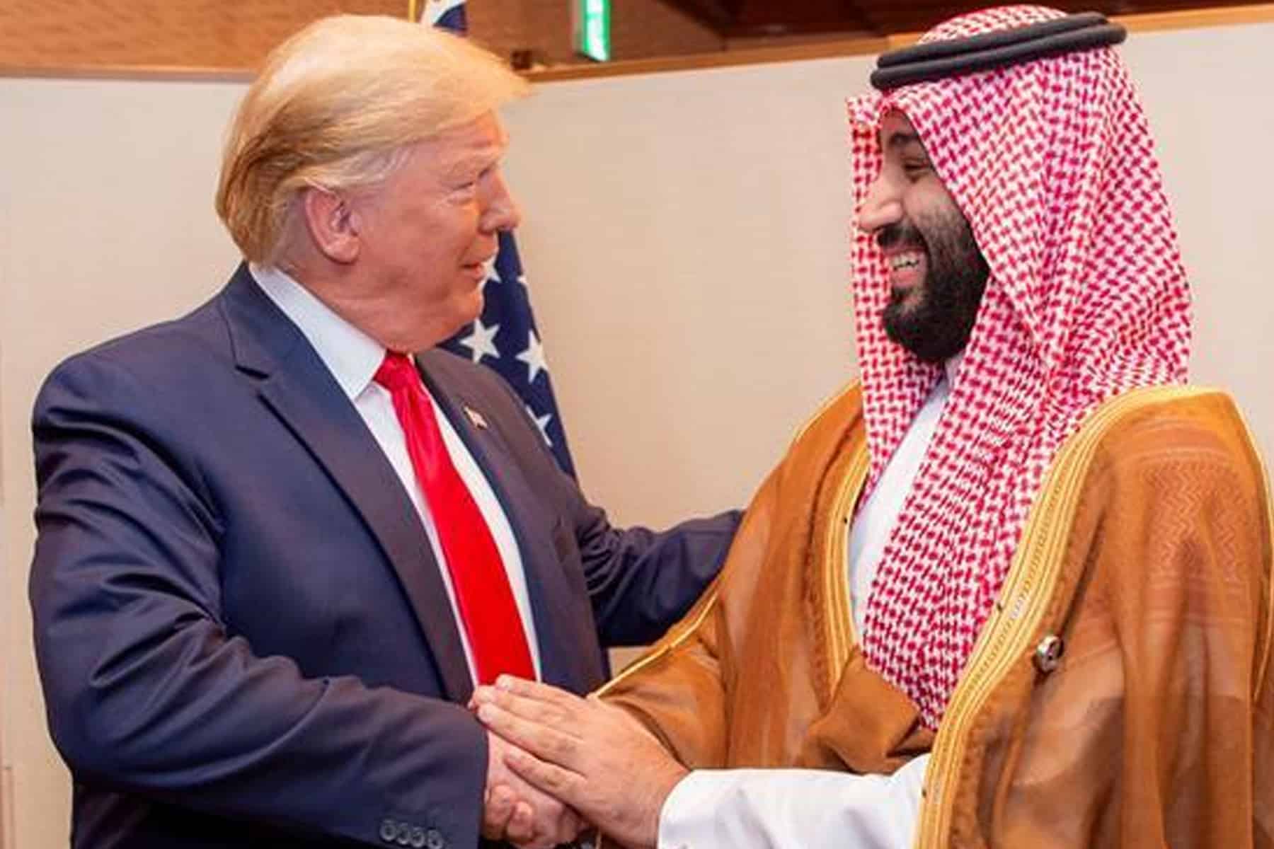 ابن سلمان و ترامب watanserb.com