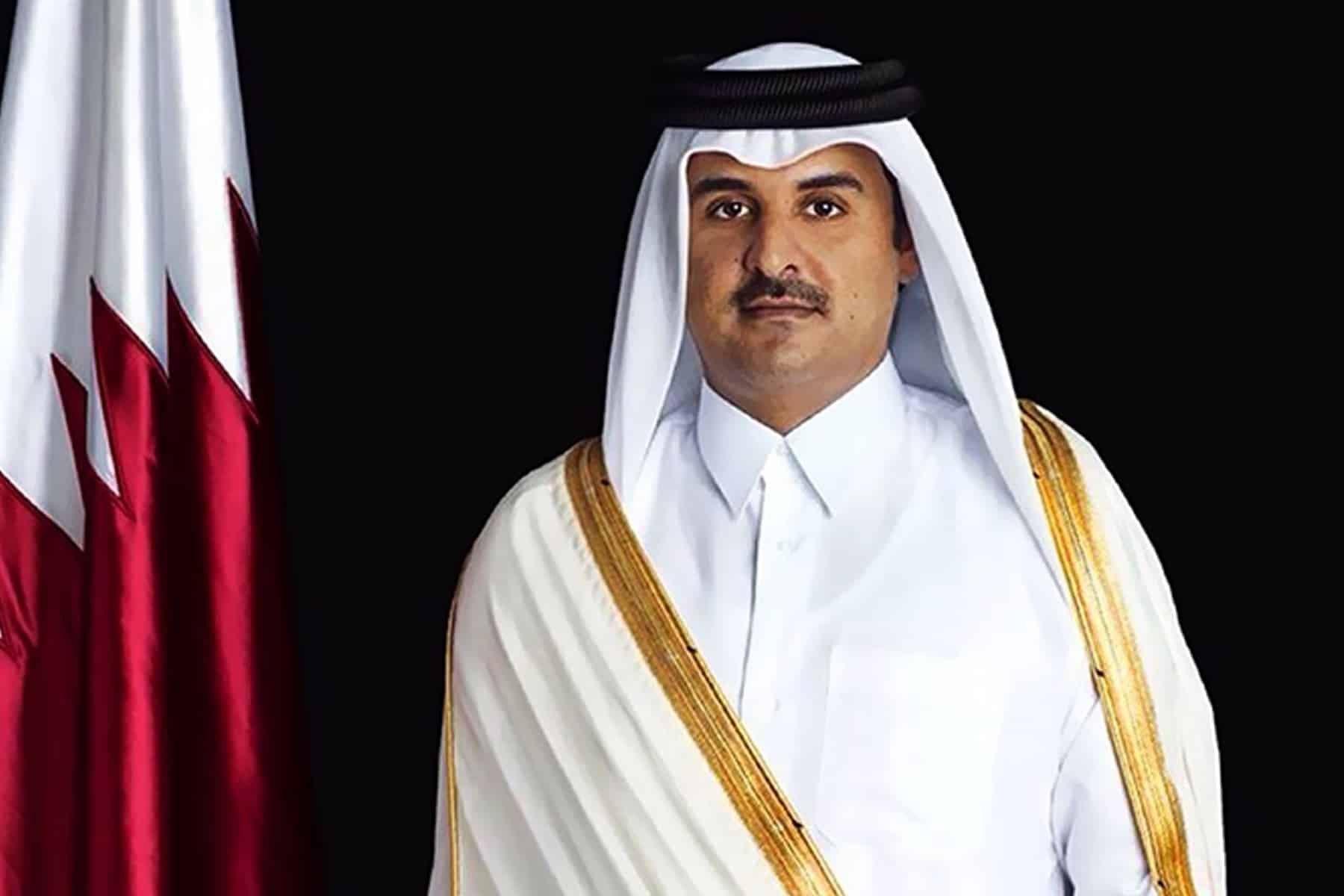 استقبال أمير قطر watanserb.com