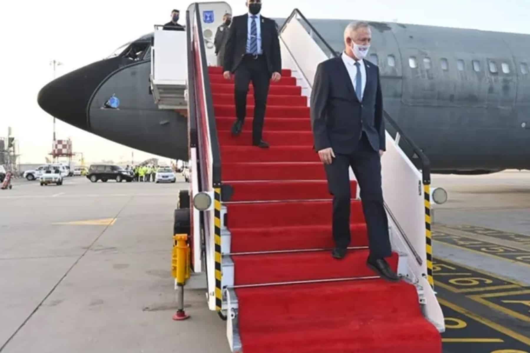 طائرة وزير الخارجية الإسرائيلي watanserb.com