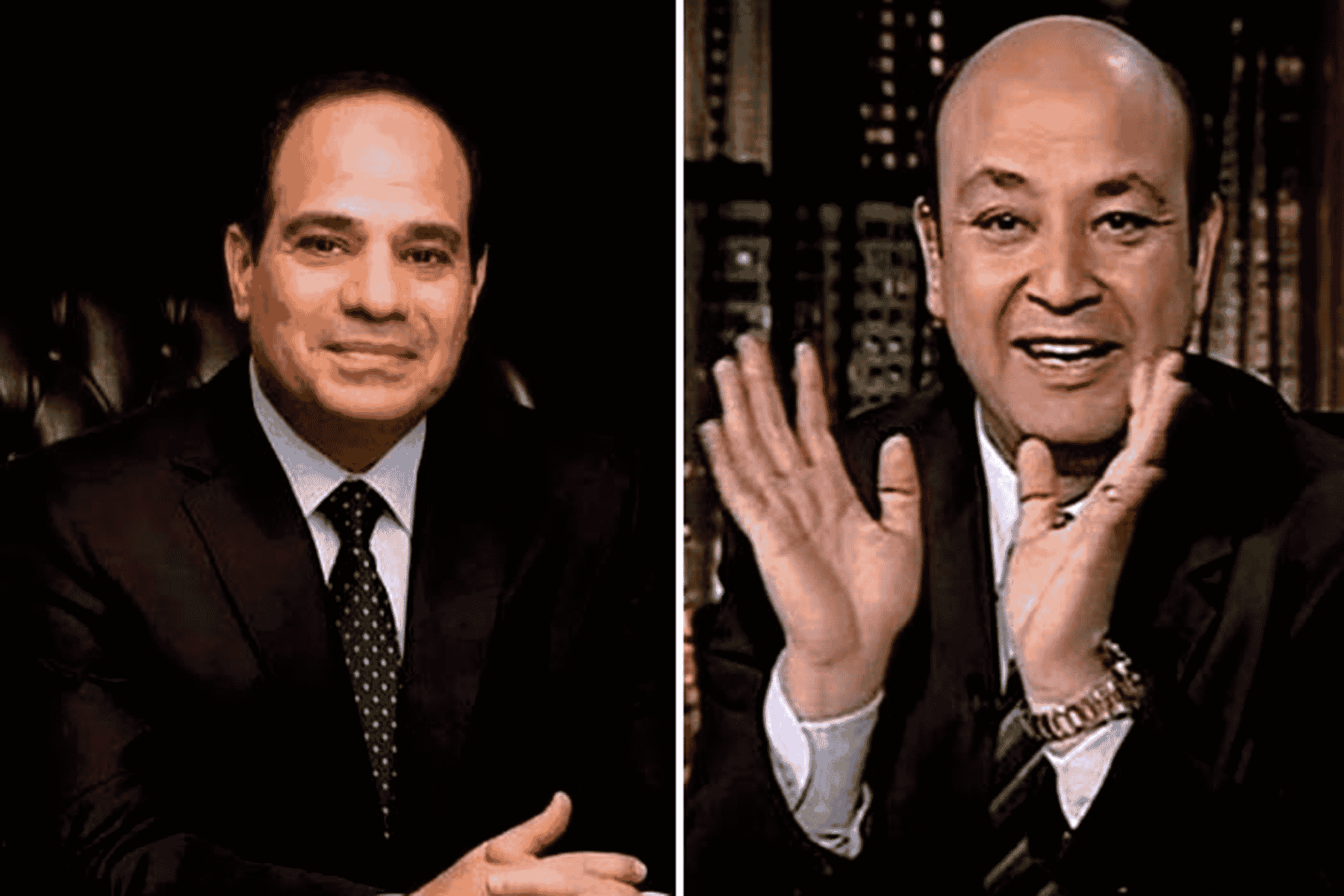 لقاء محمود السيسي مع عمرو أديب watanserb.com