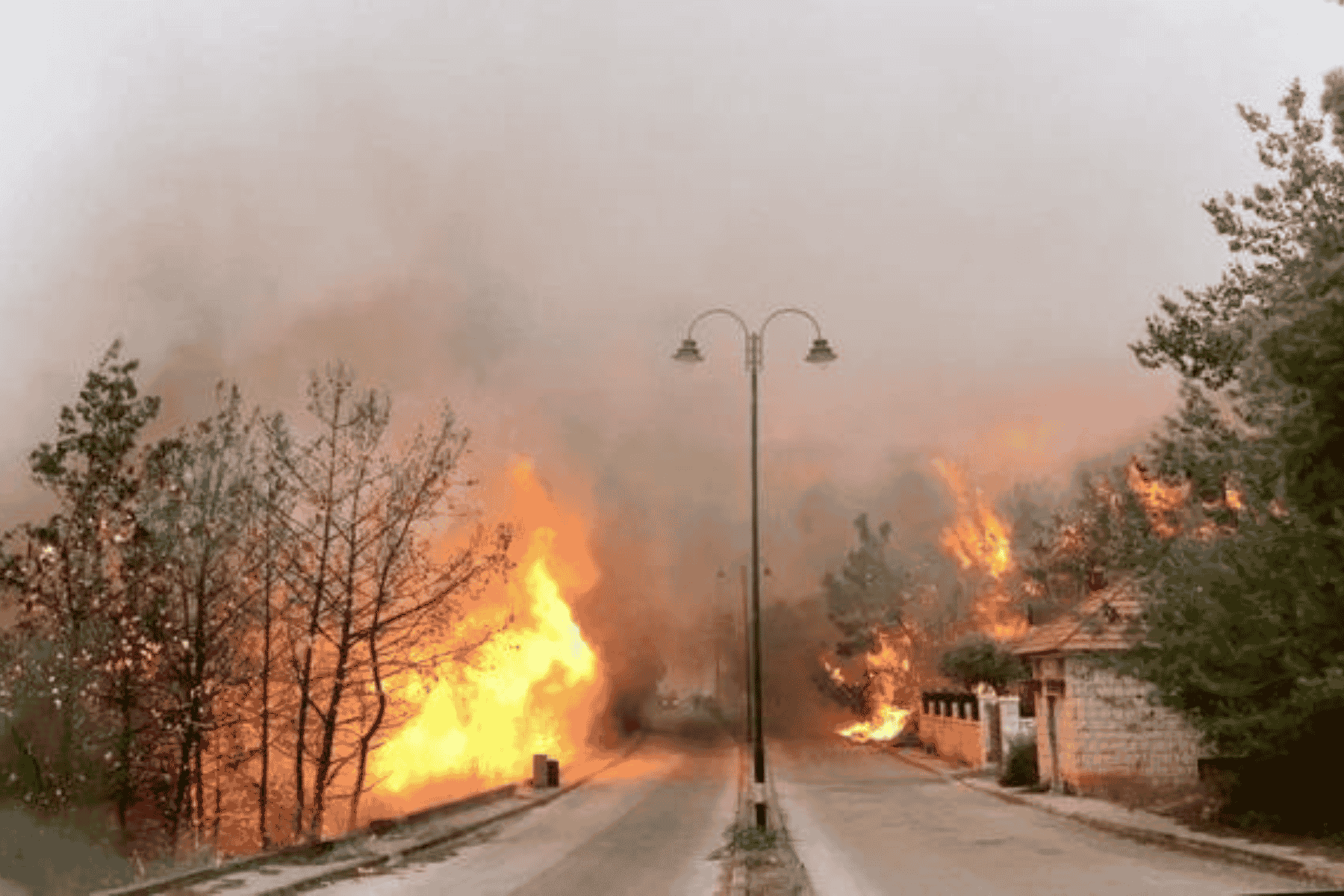 حرائق لبنان watanserb.com