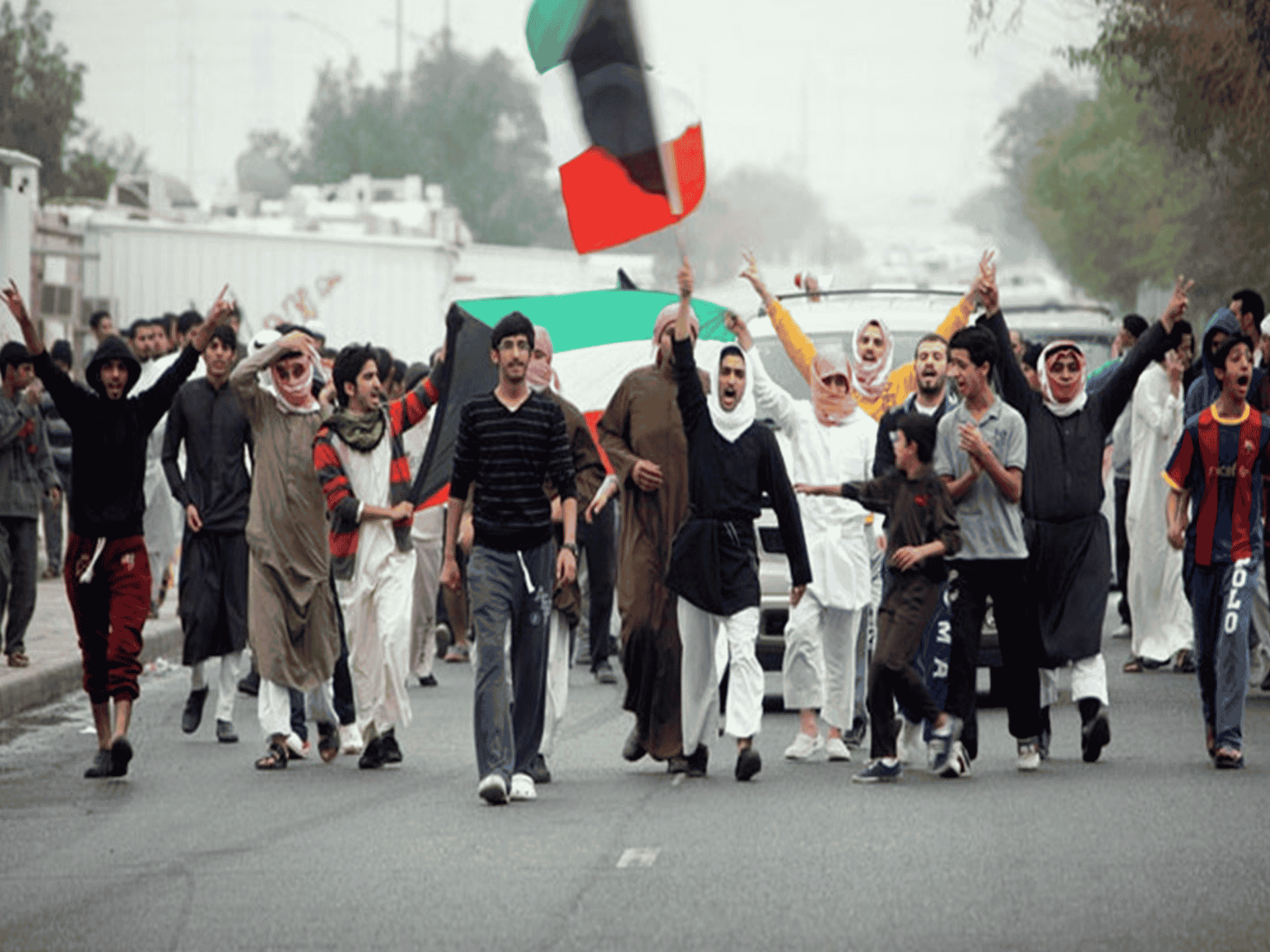 مظاهرات ليلية في الكويت watanserb.com