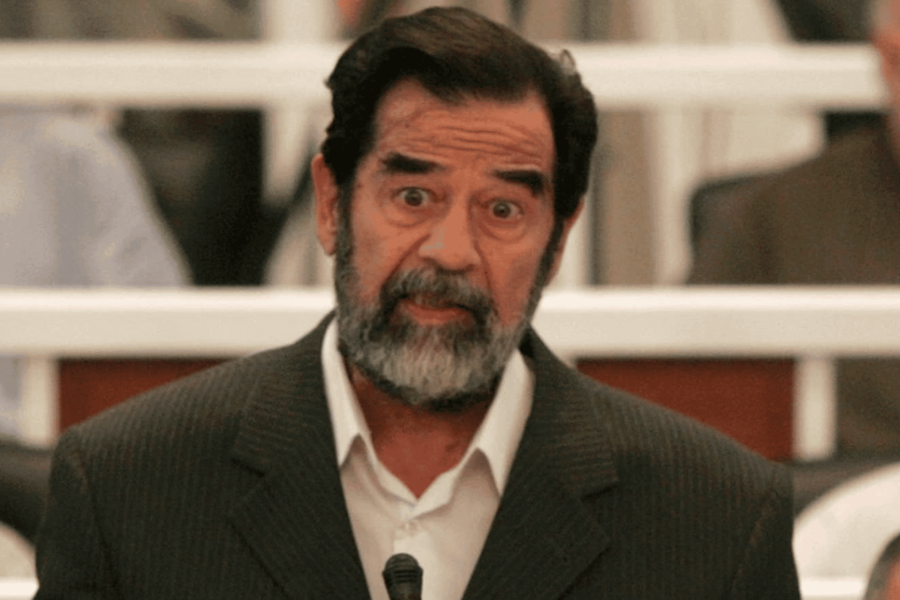 صدام حسين قبيل إعدامه watanserb.com