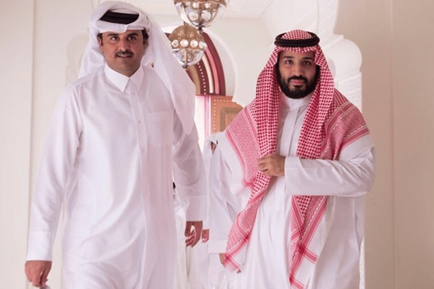أمير قطر والملك سلمان watanserb.com