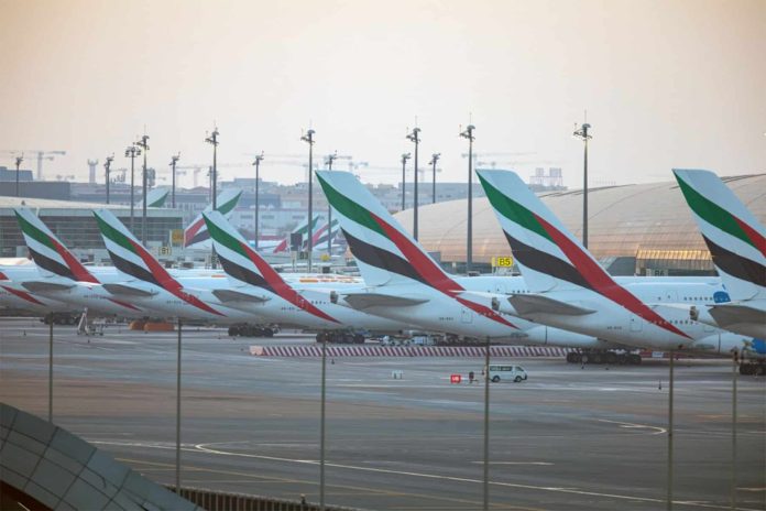 طيران الإمارات تطالب موظفيها بأخذ إجازة watanserb.com