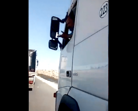 شاحنة سعودية تفجر غضب الأردنيين watanserb.com