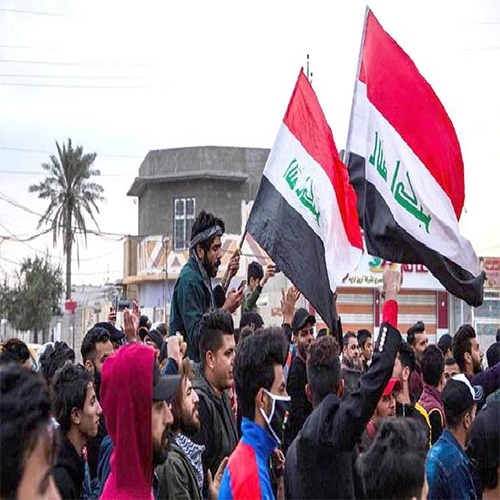 المتظاهرين العراقيين watanserb.com