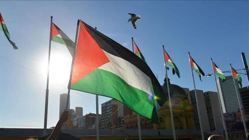 علم فلسطين - التطبيع watanserb.com