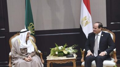 امير الكويت والسيسي watanserb.com
