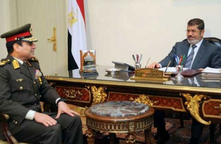 محمد مرسي والسيسي watanserb.com