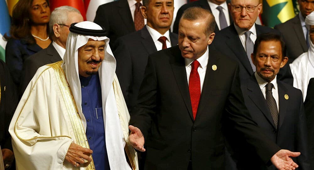 أردوغان وملك السعودية سلمان watanserb.com