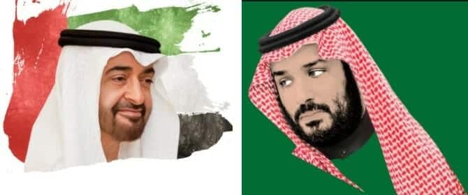محمد بن سلمان - محمد بن زايد - الأزمة الخليجية watanserb.com