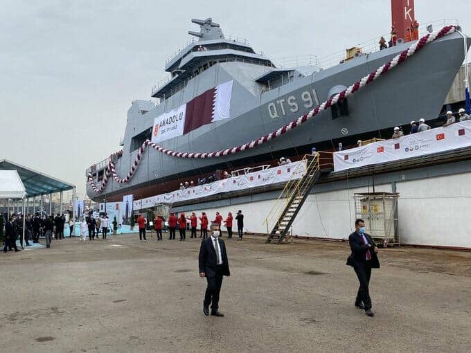 سفينة قطر الحربية watanserb.com