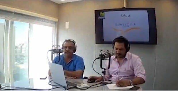 معاذ العمري وجهاد ابوبيدر يقطعان اتصال أحلام التميمي على الهواء مباشرة watanserb.com