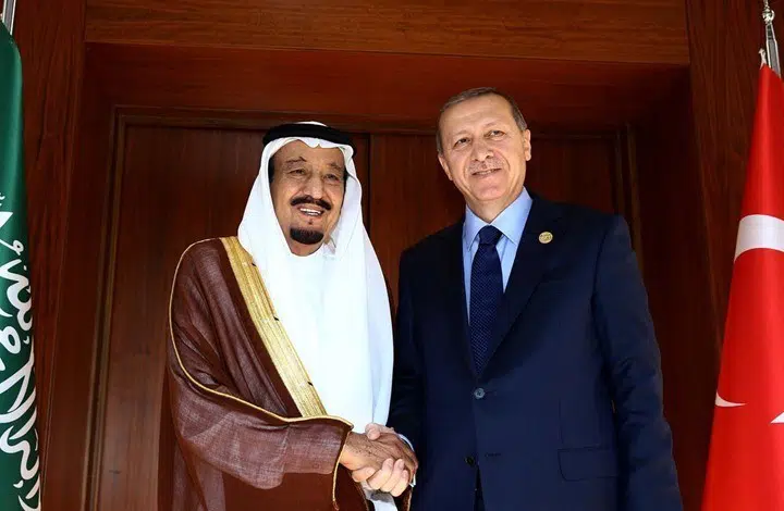 الملك سلمان وأردوغان watanserb.com
