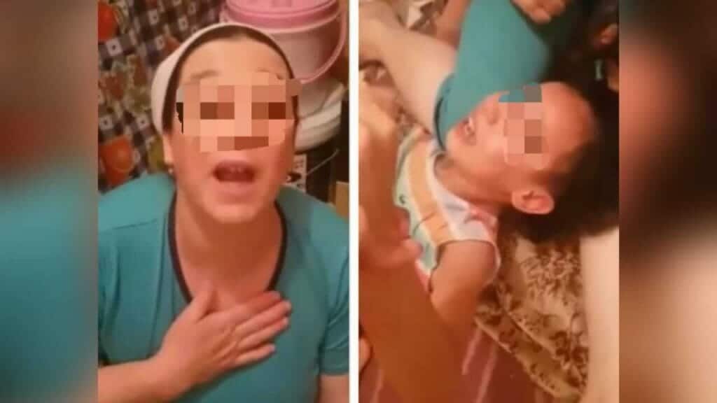 ام مغربية تعذب ابنتها watanserb.com