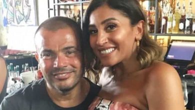 شجار بين عمرو دياب وحبيبته دينا الشربيني watanserb.com