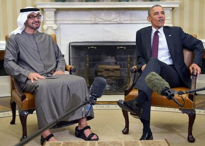 محمد بن زايد و أوباما watanserb.com