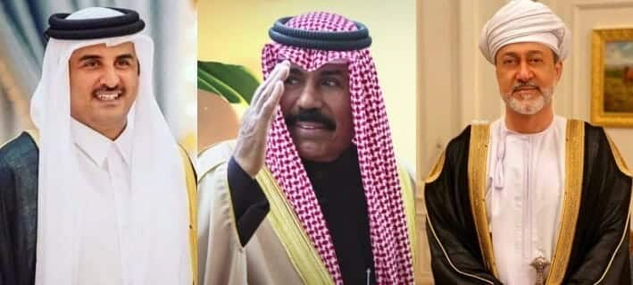 أمير قطر يبحث المصالحة الخليجية مع أمير الكويت و سلطان عمان watanserb.com