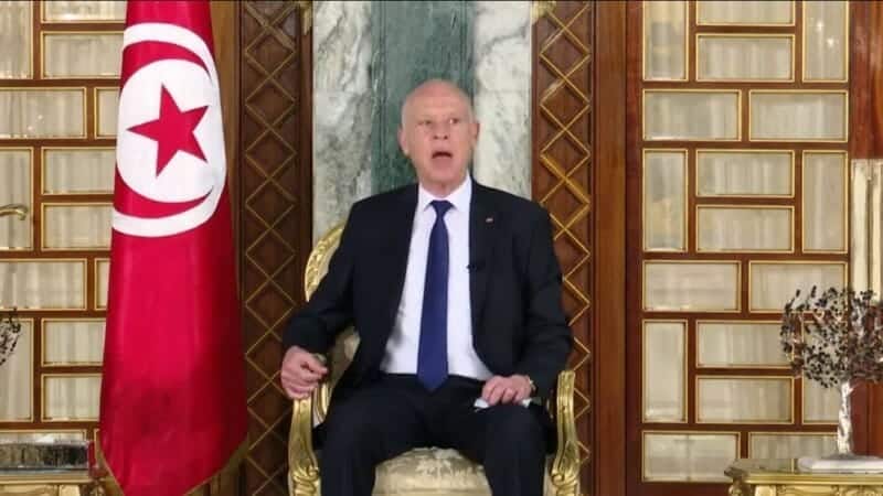 الرئيس التونسي قيس سعيد watanserb.com