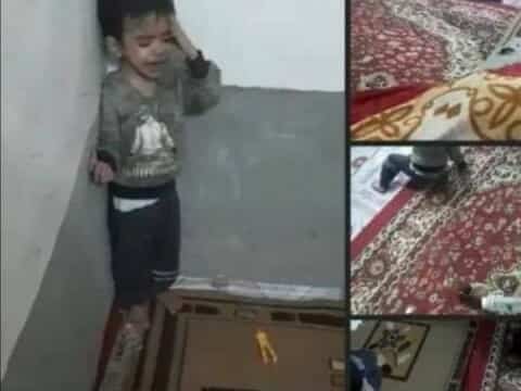 الطفل المعنف في كربلاء watanserb.com