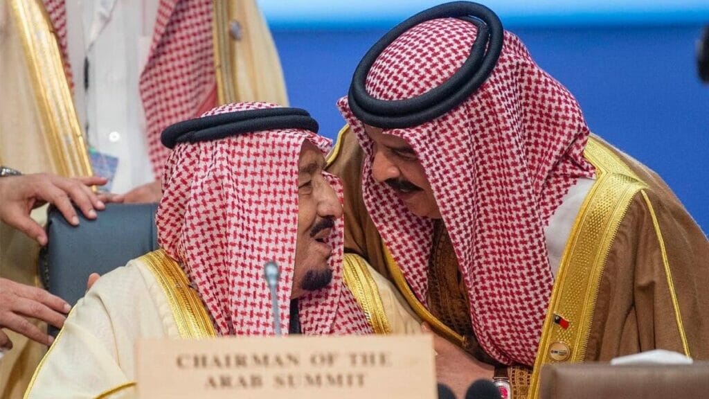 الملك سلمان وملك البحرين watanserb.com