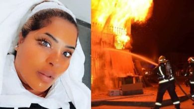 حريق في منزل هيا الشعيبي ونجاة ابنتها من الموت بأعجوبة watanserb.com