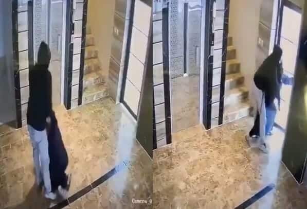 شاب يعتدي على سيدة منقبة في السعودية watanserb.com