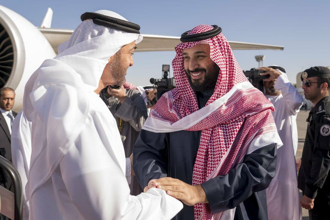 زيارة محمد بن زايد للسعودية