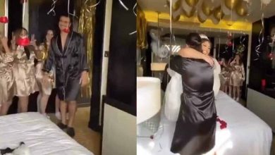 زفاف غريب في مصر بحضور صديقات العروس watanserb.com