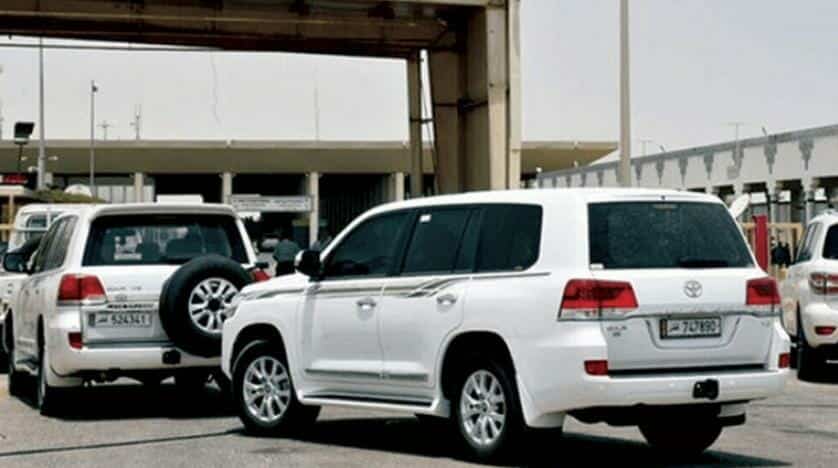 سيارات قطرية بمعبر سلوى السعودي watanserb.com