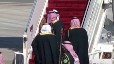 محمد بن سلمان يعانق أمير قطر تميم بن حمد watanserb.com
