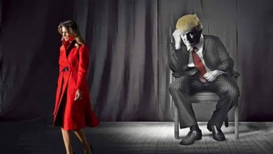 ميلانيا ترامب وزوجها دونالد watanserb.com