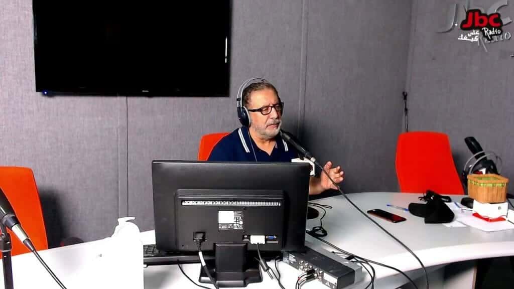 اذاعة جي بي سي توقف الاعلامي محمود الحويان watanserb.com