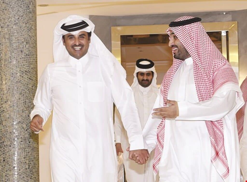 محمد بن سلمان يصف أمير قطر بأنه قائد رائع watanserb.com
