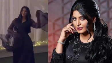 شاهد السعودية ريم عبدالله تثير ضجة واسعة بوصلة رقص لزوجها watanserb.com