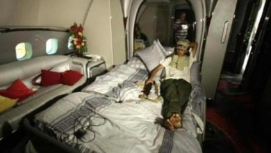 طائرة معمر القذافي تثير جدلاً واسعاً watanserb.com