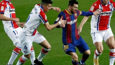 مباراة فريق برشلونة الإسباني وألافيس watanserb.com