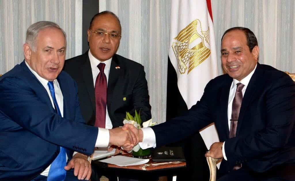 نتنياهو في ضيافة السيسي watanserb.com