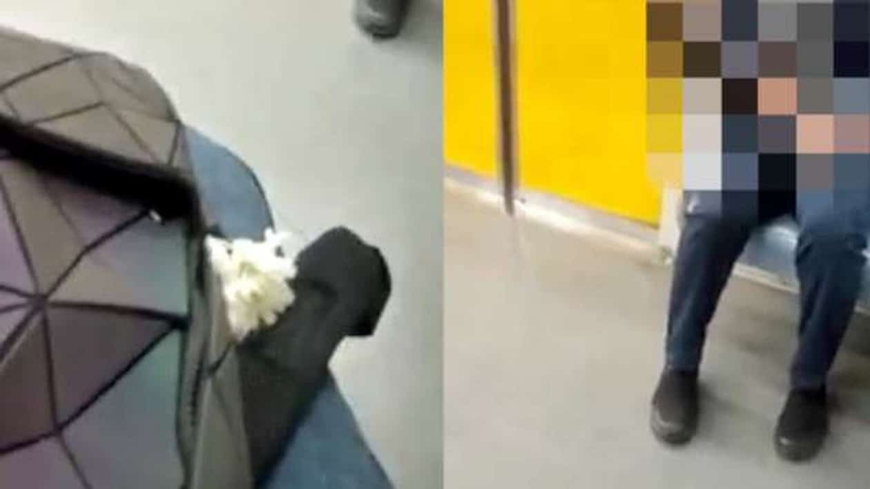 مصرية توثق لحظة التحرش بها في مترو الانفاق watanserb.com