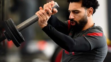 تمرين بدني قاسي للنجم المصري صلاح على طريقة مشاهير أفلام الأكشن watanserb.com