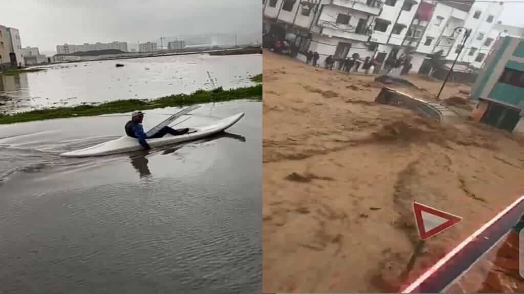 فيضانات تضرب المغرب وتغرق تطوان watanserb.com