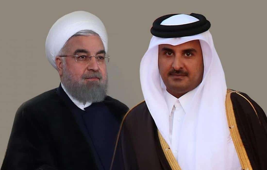 الرئيس الإيراني حسن روحاني يبعث لامير قطر تميم بن حمد رسالة عن امن المنطقة watanserb.com