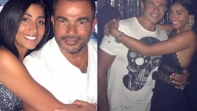 دينا الشربيني ظهرت ترقص في عيد ميلادها الـ36 بعيداً عن عمرو دياب لاول مرة watanserb.com