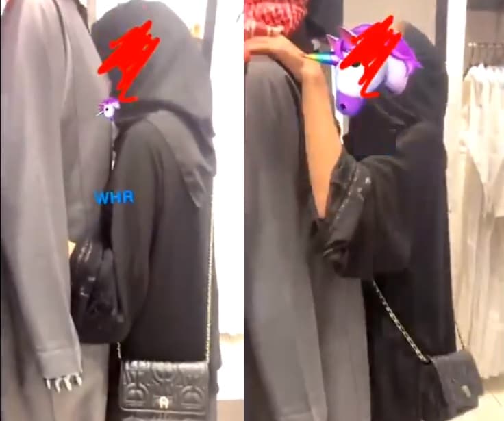 سعودية تتحرش بدمية عرض الملابس مانيكان وتثير جدلاً watanserb.com