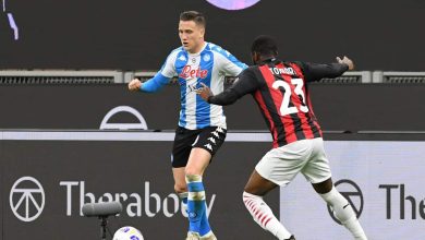 مباراة نابولي وميلان الإيطالي watanserb.com