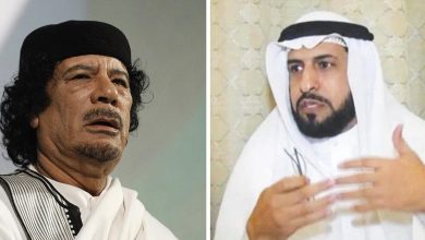 حاكم المطيري ومعمر القذافي watanserb.com