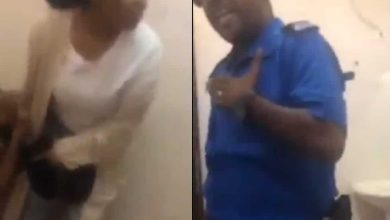 سوداني يعتدي على طليقته امام اطفالها وامام عناصر الشرطة watanserb.com