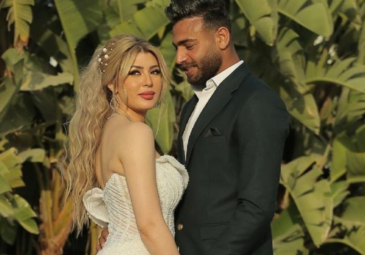 نجم الزمالك المصري يتزوج من ملكة جمال الجزائر والعرب
