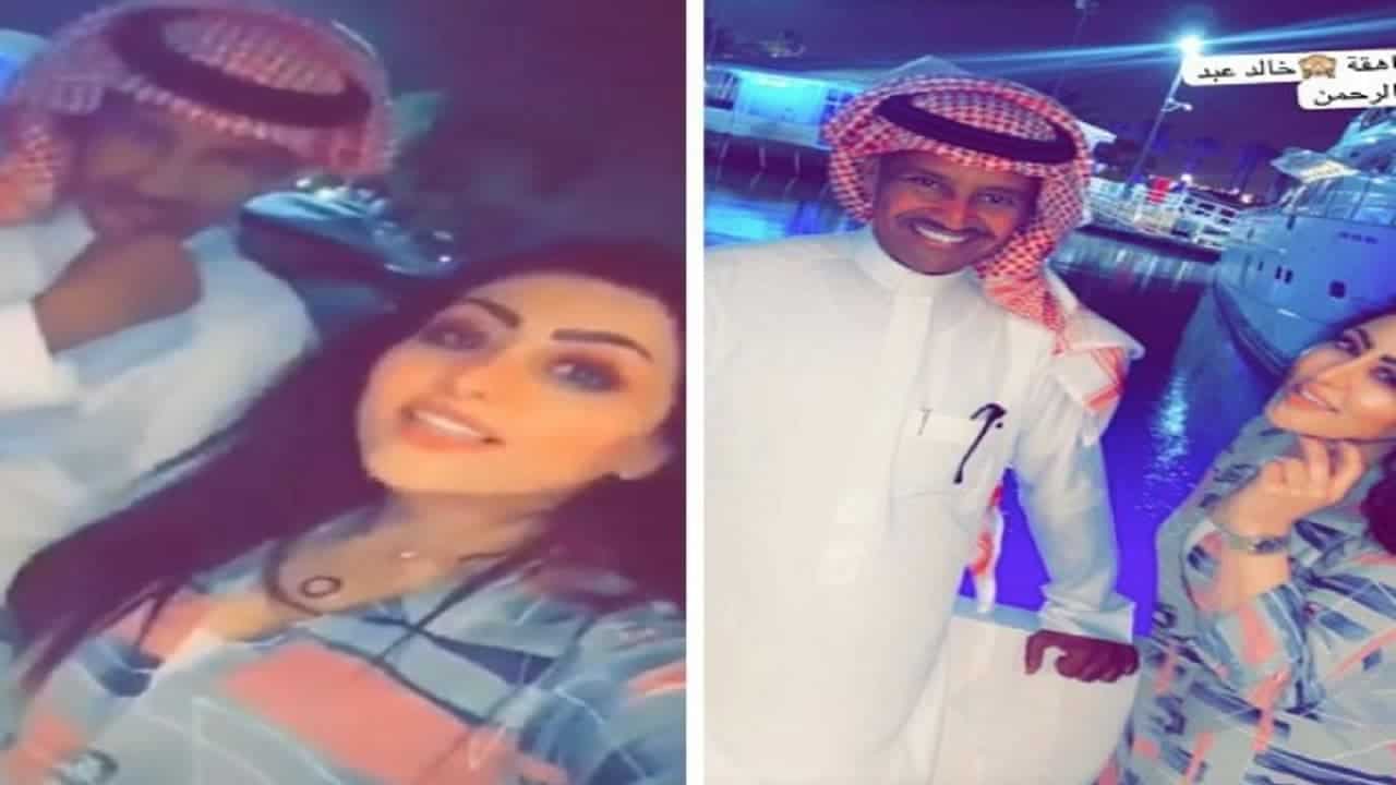 منال العيسى وخالد عبدالرحمن watanserb.com